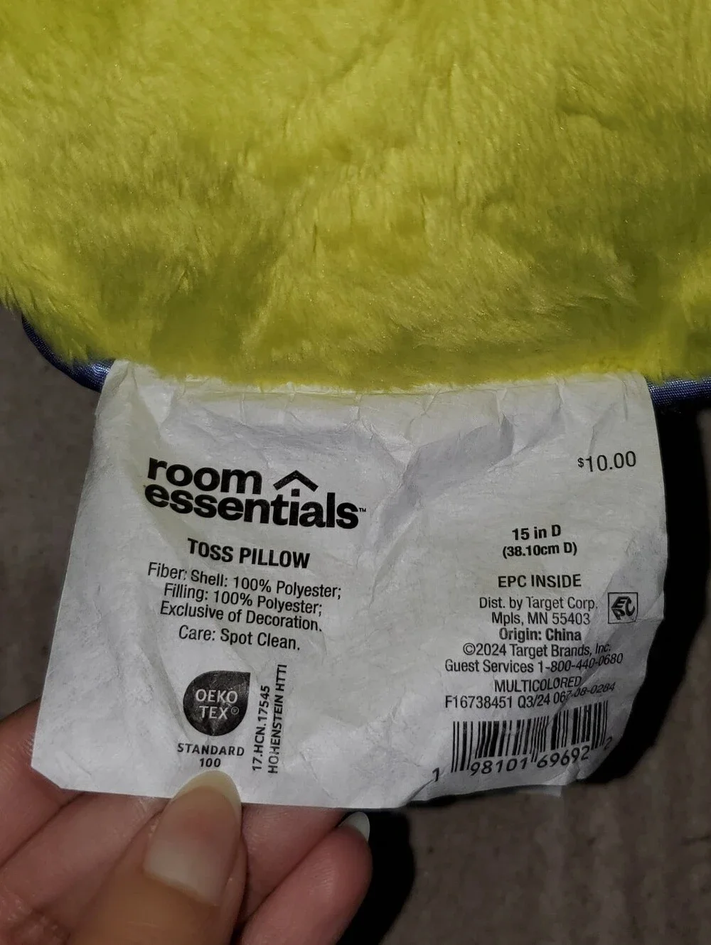 Room Essentials Figural Winky Face Emoji Toss Pillow and Mug Matching Set